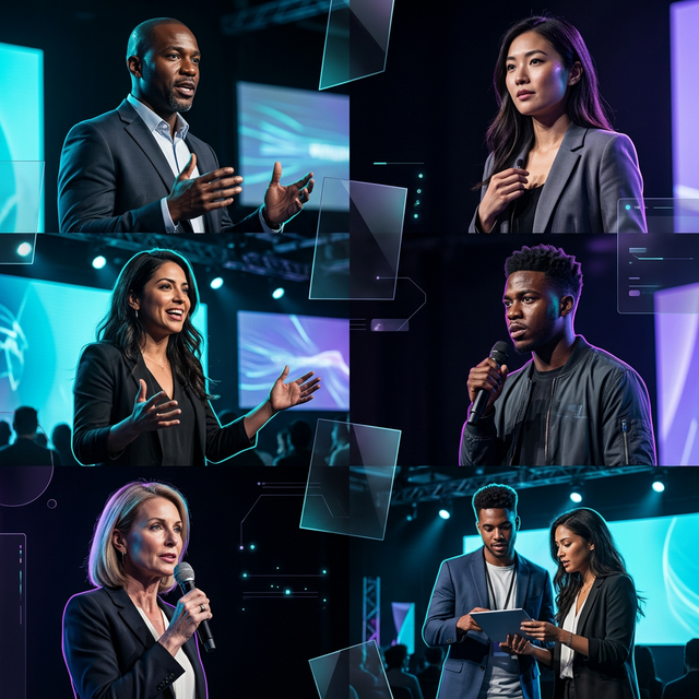 Speaker collage placeholder